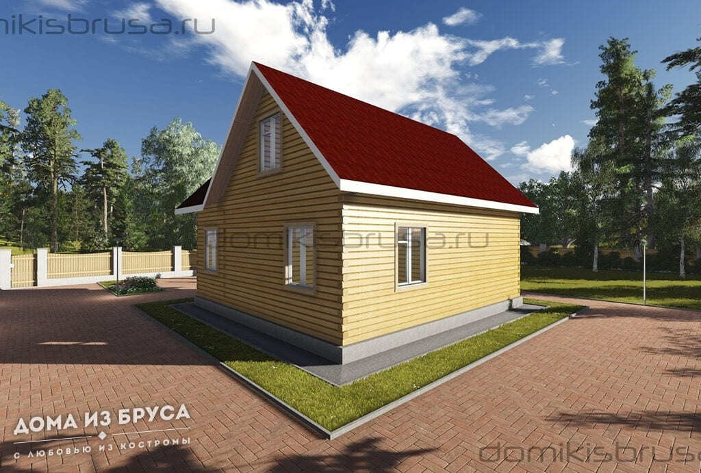Проект «Проект дома из бруса ДБ-31 9х9»