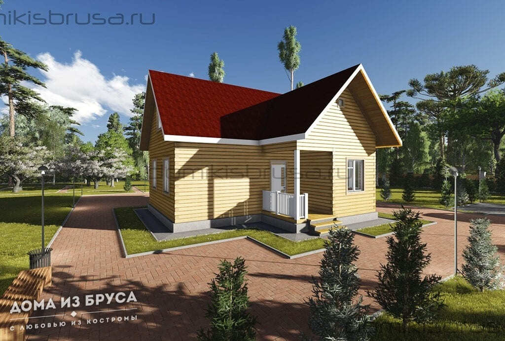 Проект «Проект дома из бруса ДБ-31 9х9»