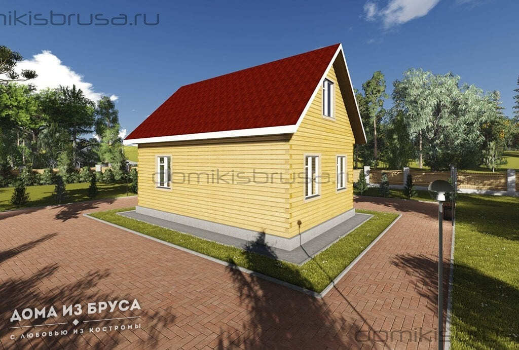 Проект «Проект дома из бруса ДБ-31 9х9»